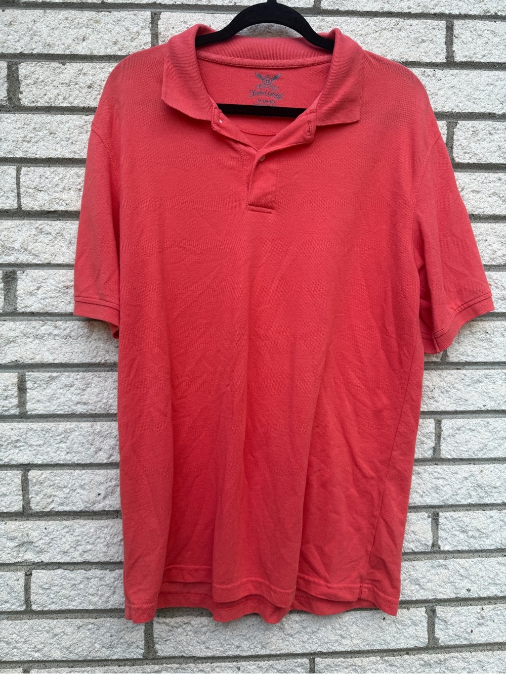 Faded Glory Coral Polo Shirt